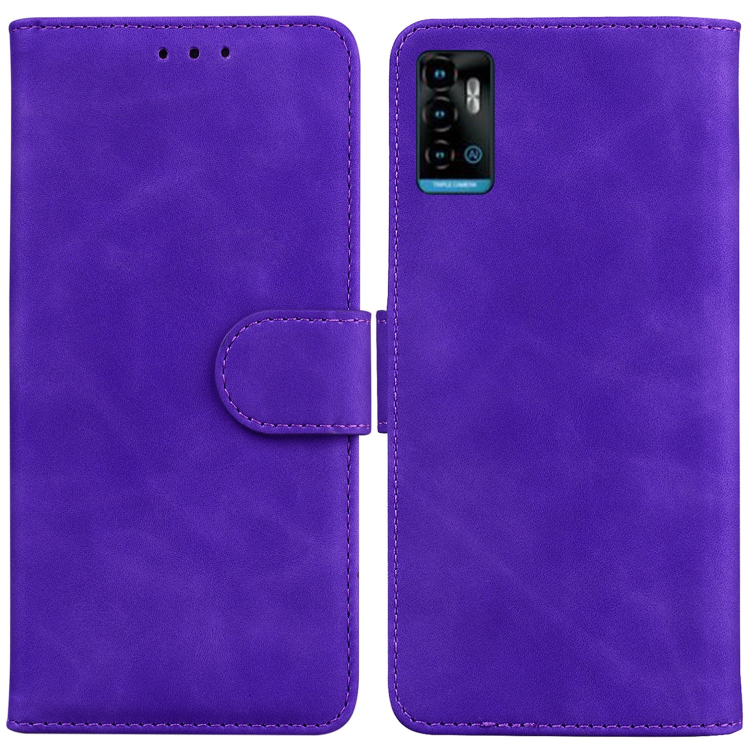 For ZTE Blade A72 Blade V40 Vita Solid Color PU Leather Flip Folio Cover Stand Wallet Magnetic Clasp Shockproof Phone Case For ZTE Blade A72 Blade V40 Vita Solid Color PU Leather Flip Folio Cover Stand Wallet Magnetic Clasp Shockproof Phone Case